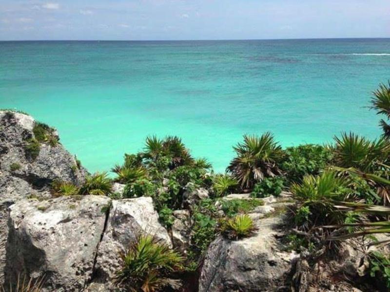 Magic Blue Spa Boutique Hotel Adults Only Playa del Carmen Exterior photo View from the ruins of Tulum